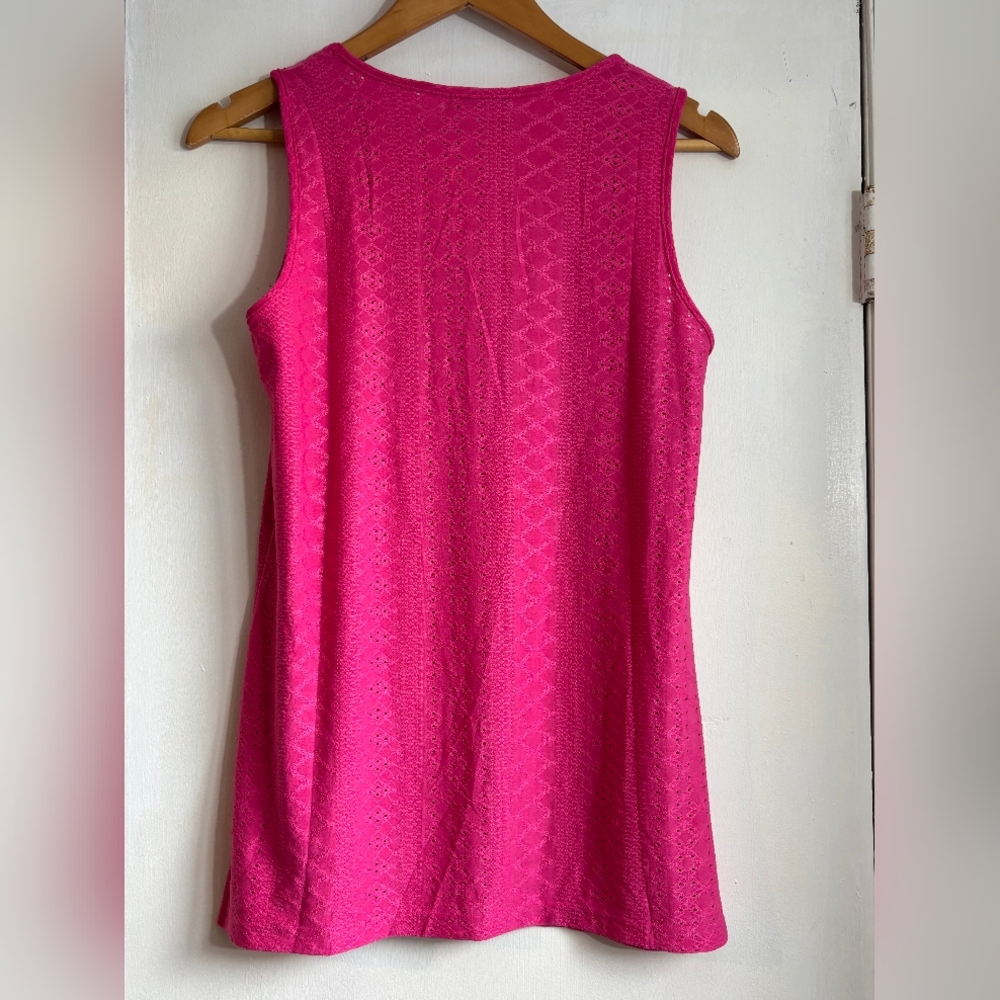 Pink Sleeveless Tank Top - Picture 6 of 7